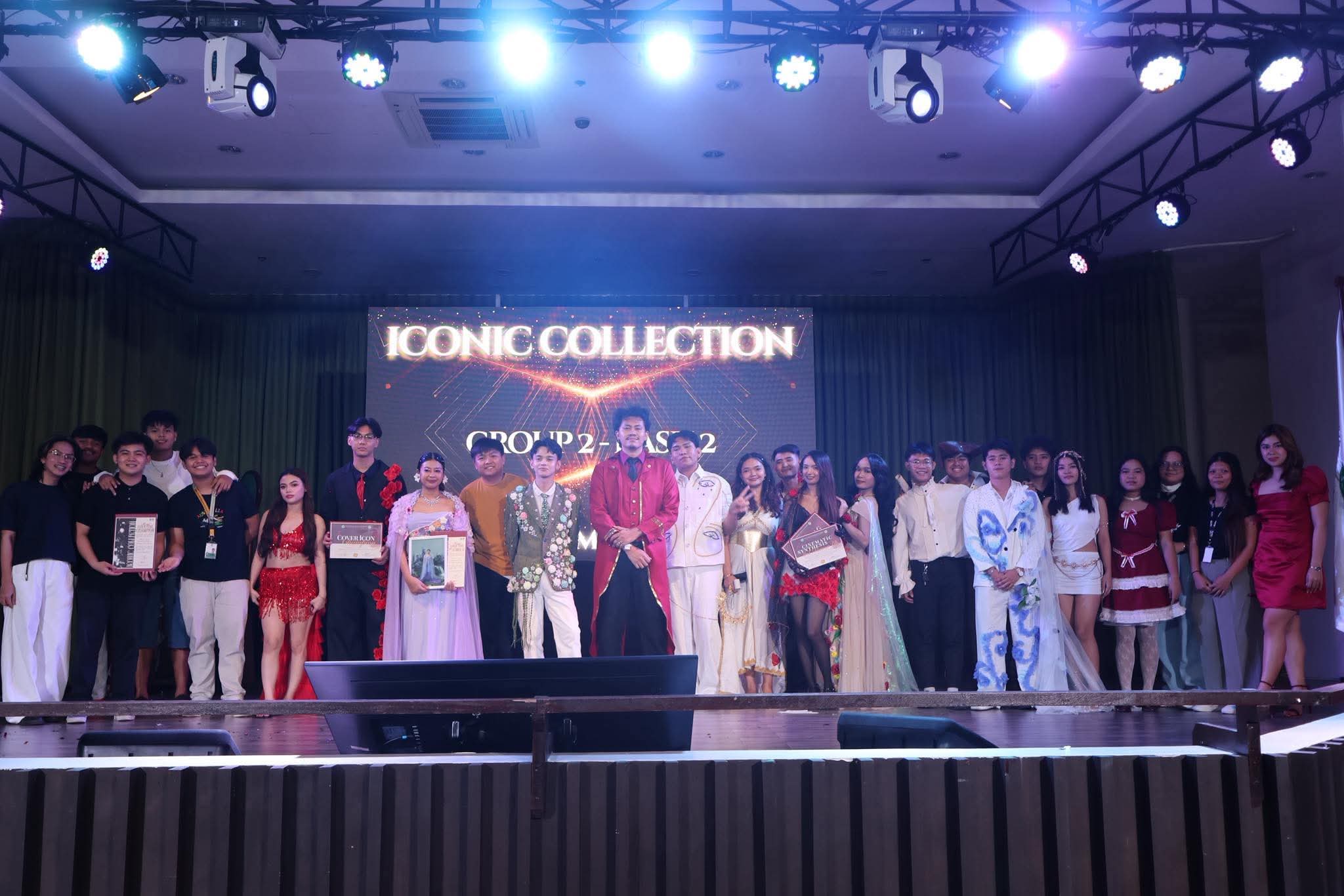 Iconic Collection group on stage